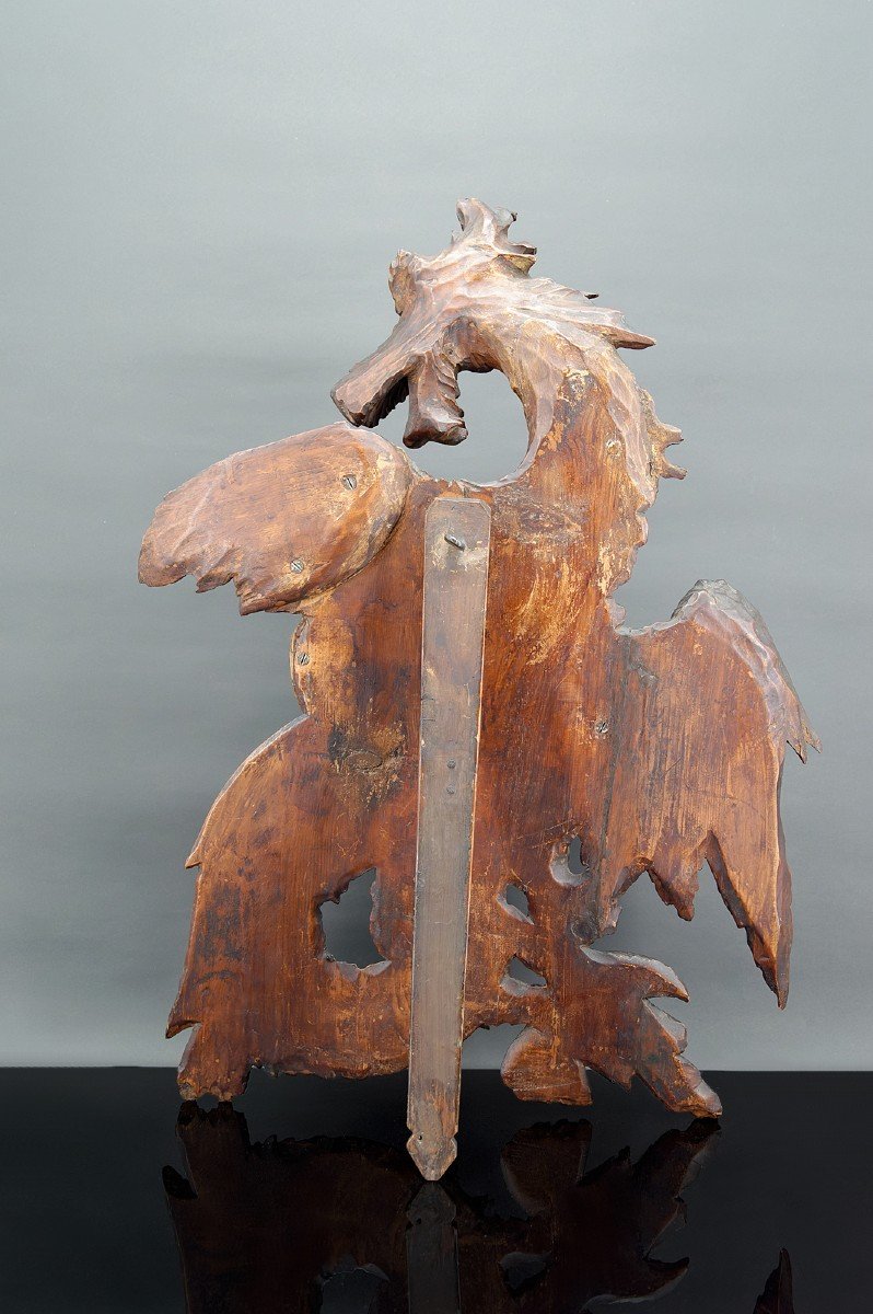 Miroir Au Dragon Attribué à  Gabriel Viardot, Japonisme, France, Circa 1880-photo-7