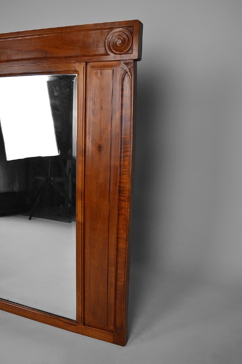 Art Nouveau Mirror By Maurice Alet / “la Ruche” , Circa 1910-photo-4