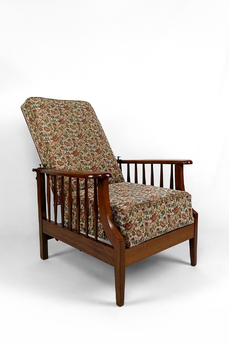 Fauteuil Morris, Arts & Crafts, Royaume-uni, Circa 1900-photo-2