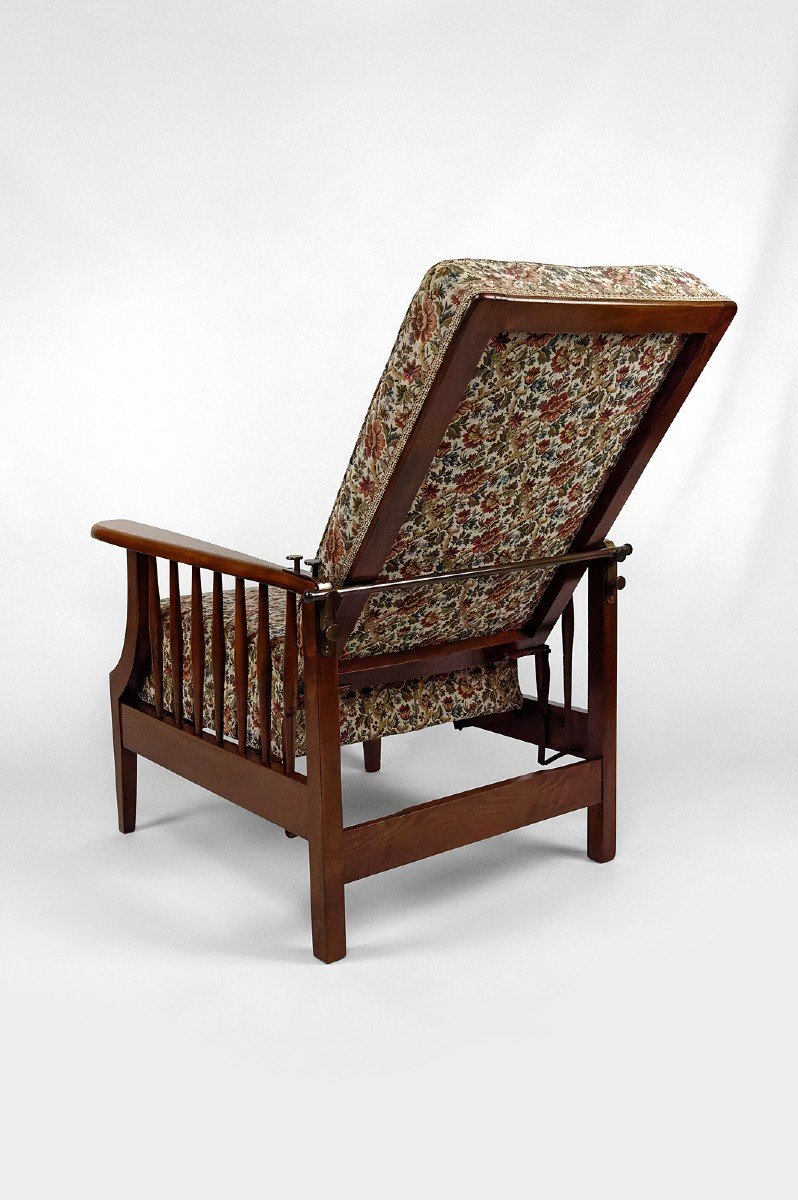 Fauteuil Morris, Arts & Crafts, Royaume-uni, Circa 1900-photo-1