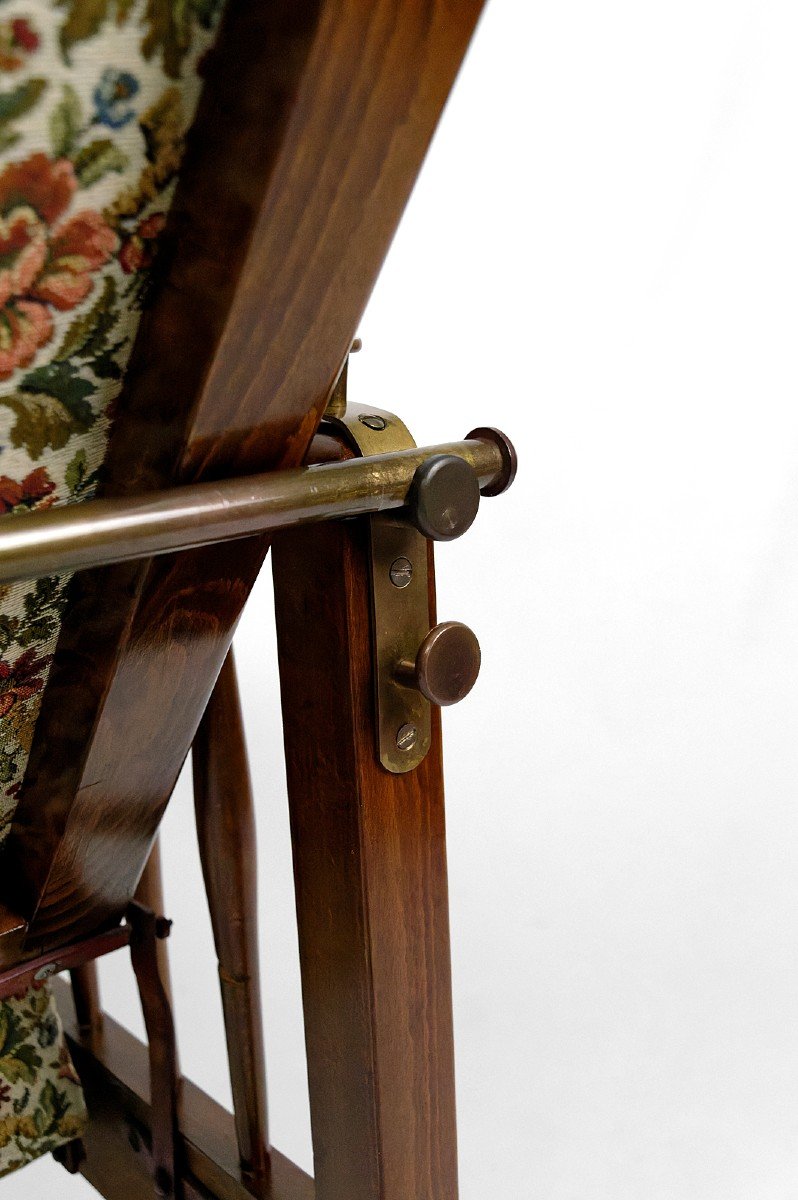 Fauteuil Morris, Arts & Crafts, Royaume-uni, Circa 1900-photo-8