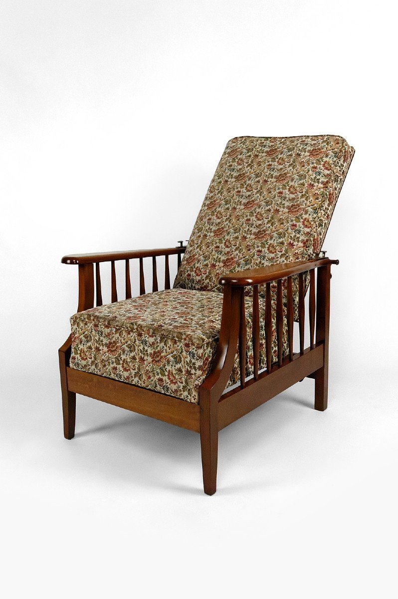 Fauteuil Morris, Arts & Crafts, Royaume-uni, Circa 1900