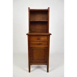 Chevet Art Nouveau Par Mathieu Gallerey En Acajou, Circa 1920