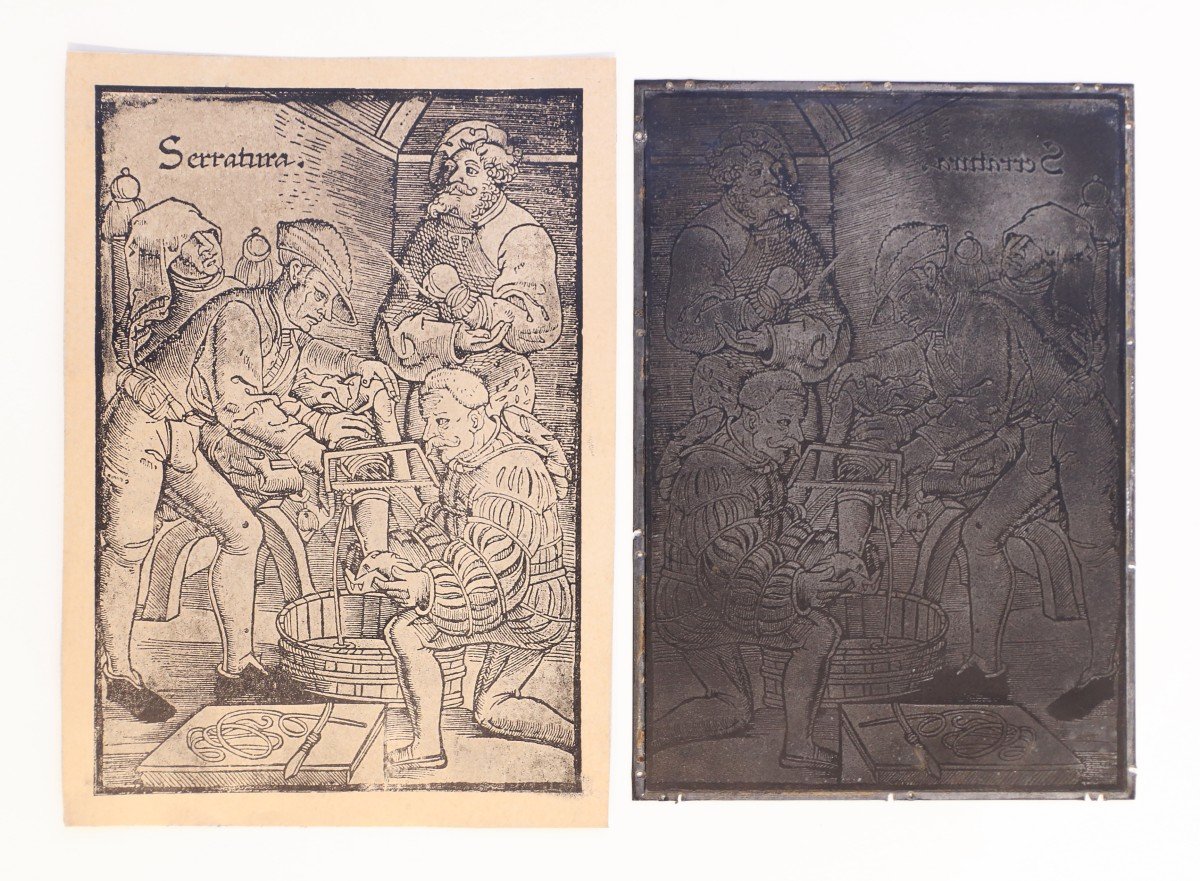 Printing Matrix - Serratura De Gersdorf - 1517-photo-2