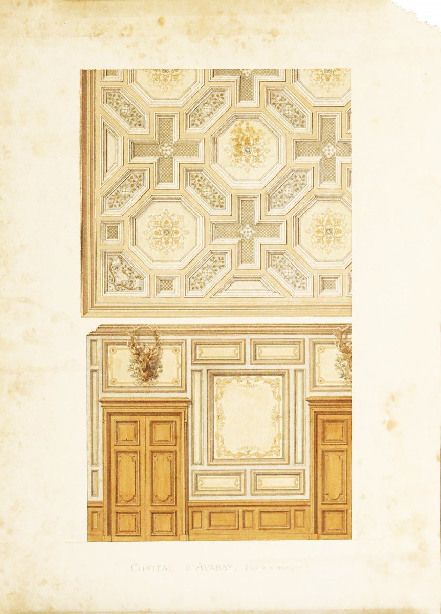 Hourlier - 11 Dessins De Projets De Décoration Intérieure-photo-3
