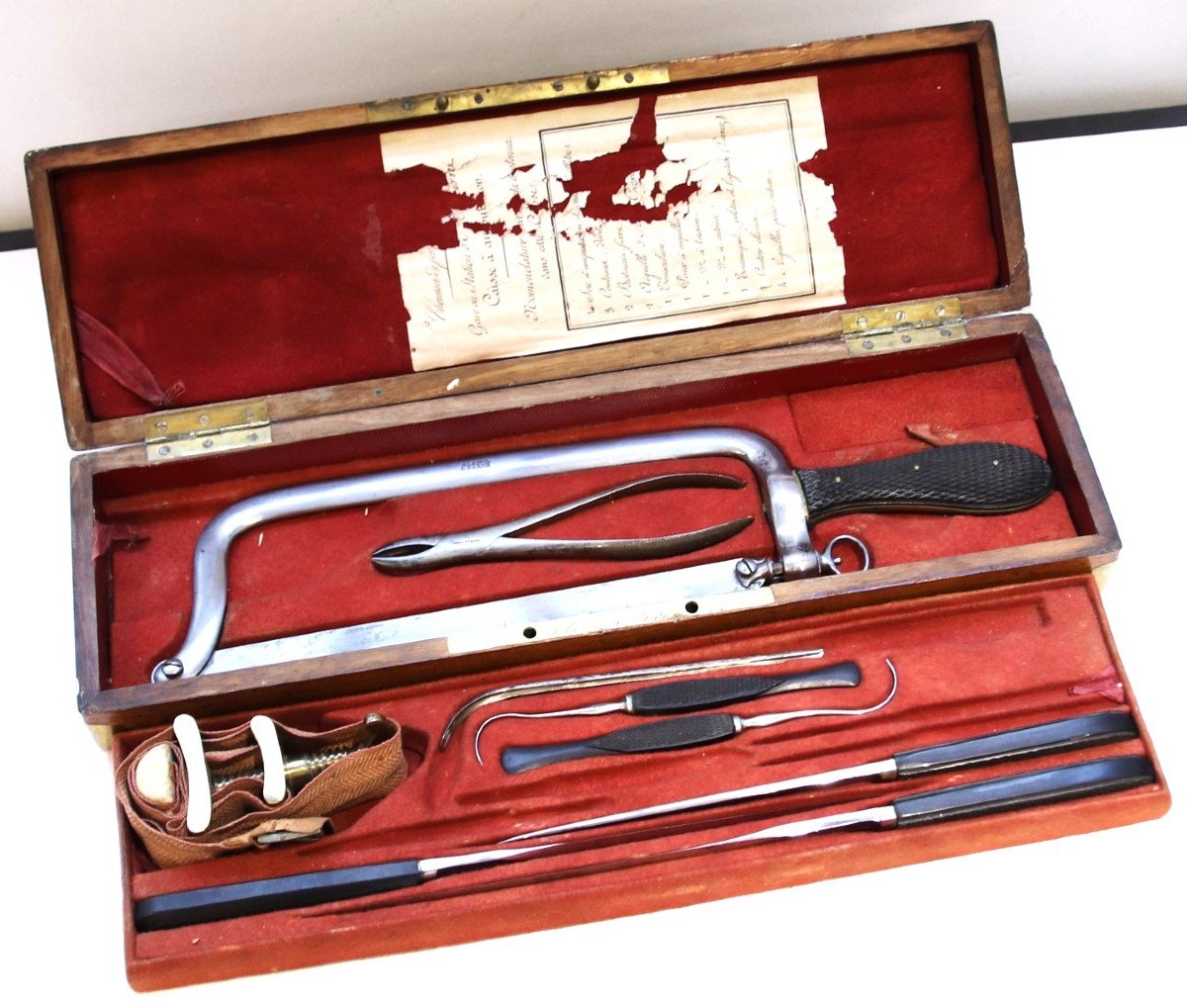 Caisse à Amputation Chemin De Fer Par Blanc, C. 1840-photo-4