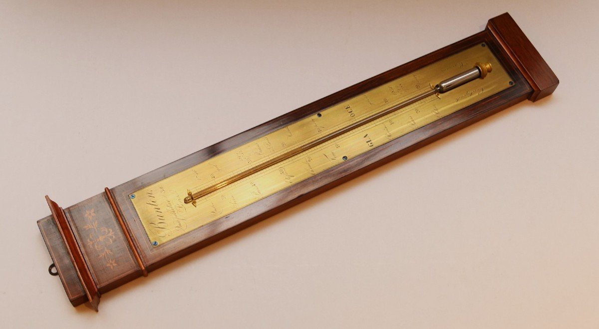 Thermomètre En Palissandre - Bunten, c.1830-photo-2