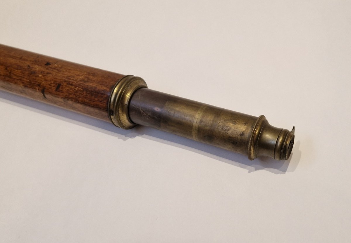 Marine Telescope, 97cm, 18th Century-photo-4