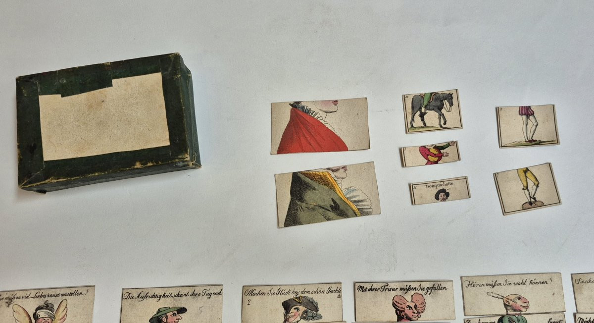 Jeu de cartes à transformation, XIXe-photo-4