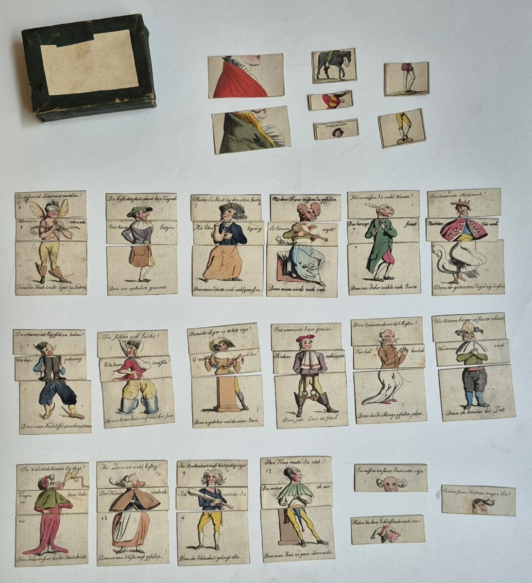 Jeu de cartes à transformation, XIXe