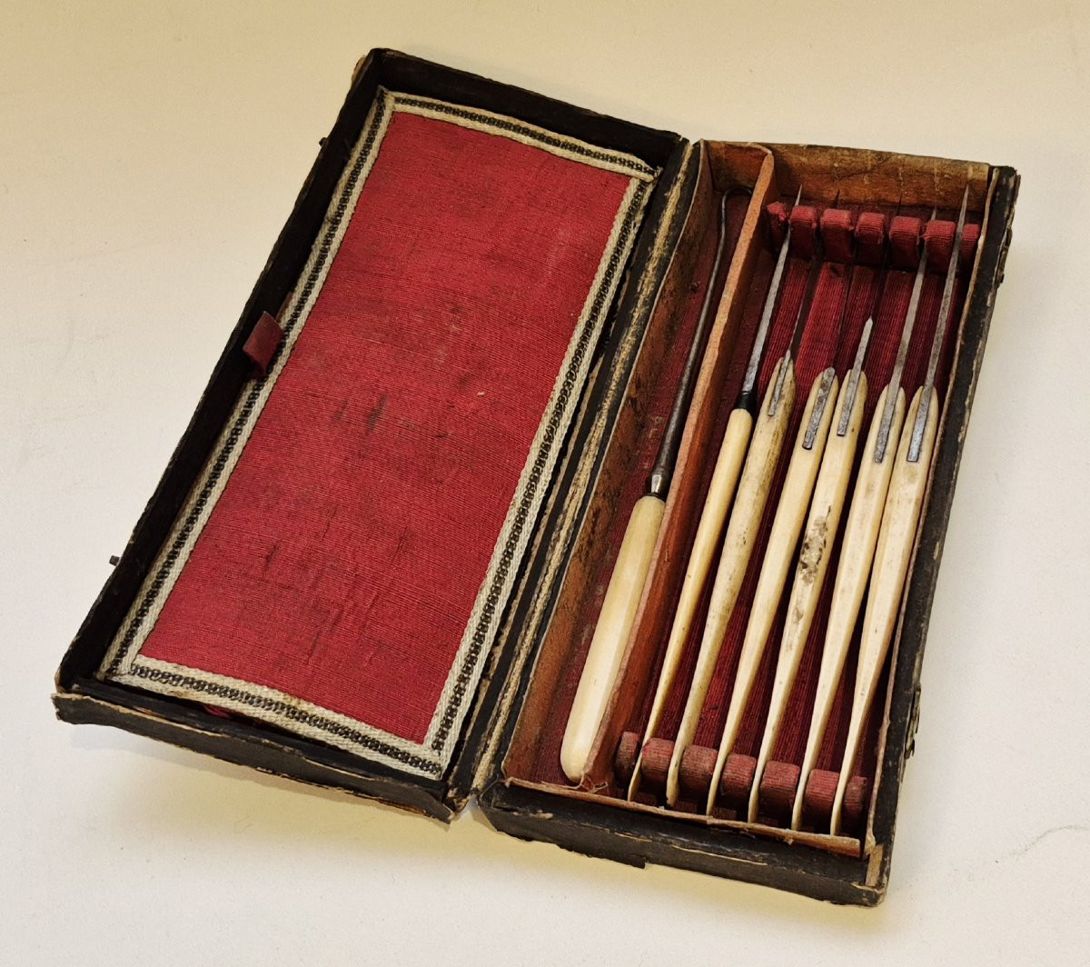 Coffret scalpels Weber & Grangeret , XVIIIe-photo-2