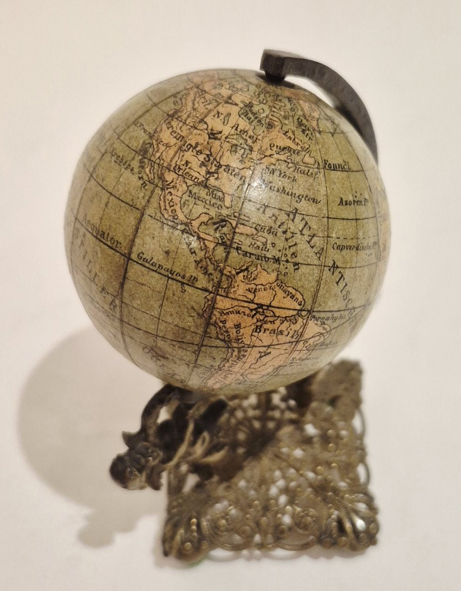 Miniature Globe, 5cm, C. 1900-photo-2