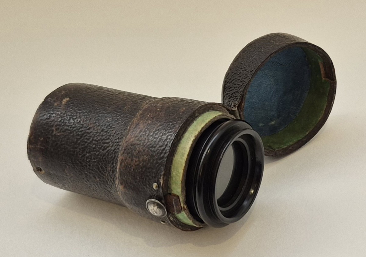 Lorgnette en ébène en étui, XVIIIe-photo-1