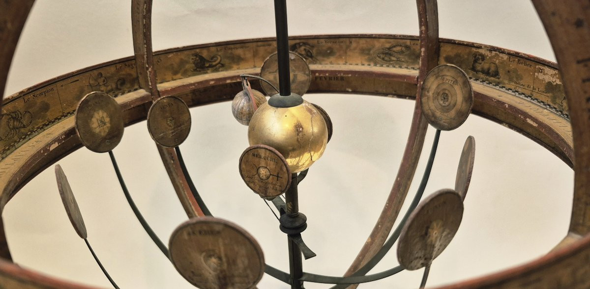 Heliocentric Planetarium, France, Circa 1820-1830-photo-1