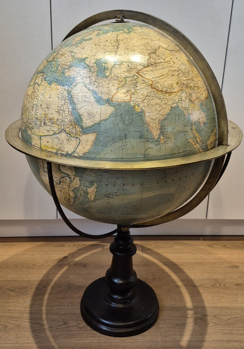 Grand globe terrestre 50cm par Larochette et Bonnefont-photo-2