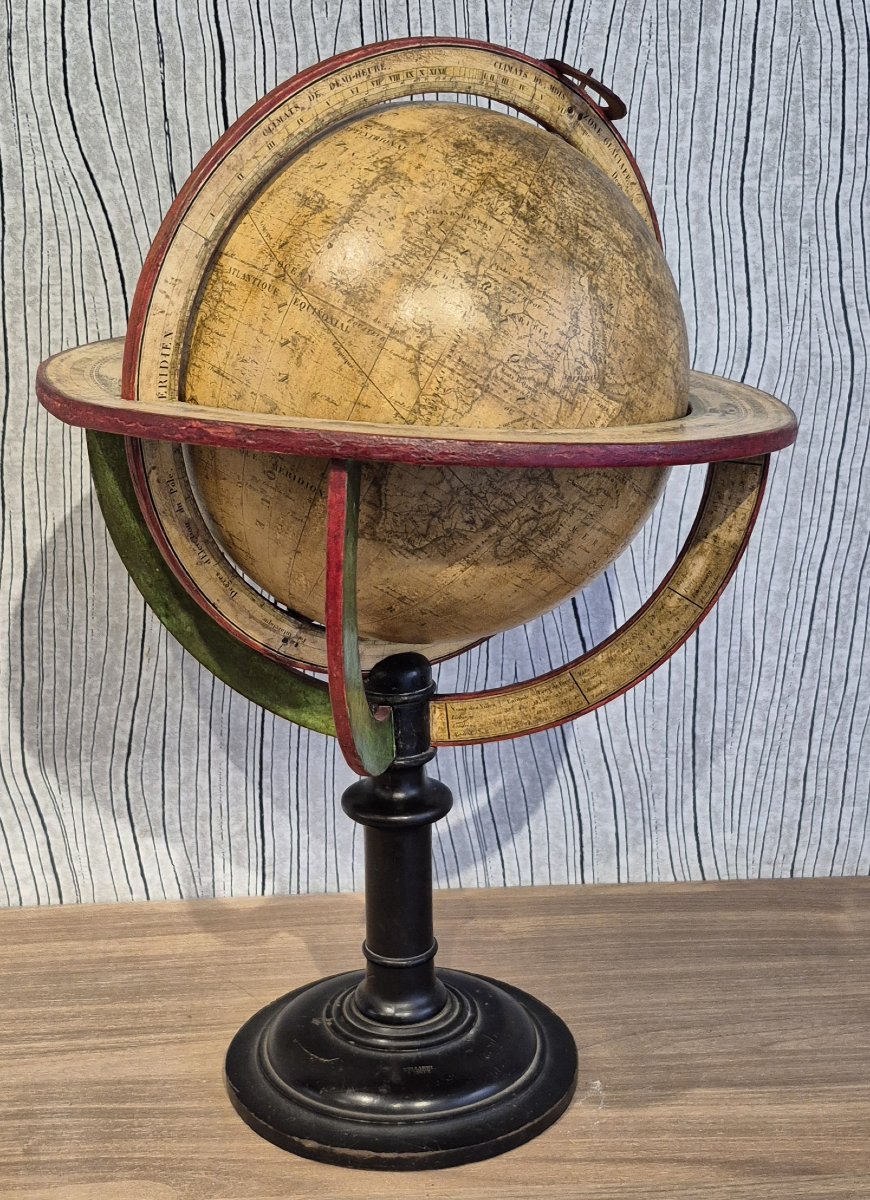 Globe With A Diameter Of 20 Cm, Circa 1840-photo-2