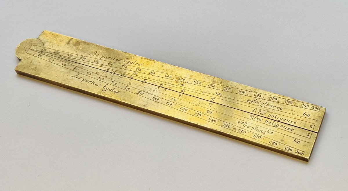 Proportional Compass By Sevin, Circa 1670-photo-3