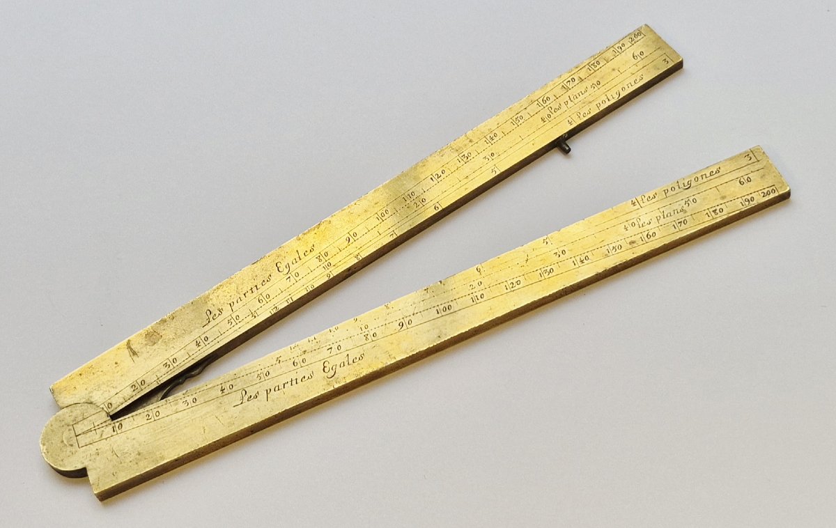 Proportional Compass By Sevin, Circa 1670-photo-4