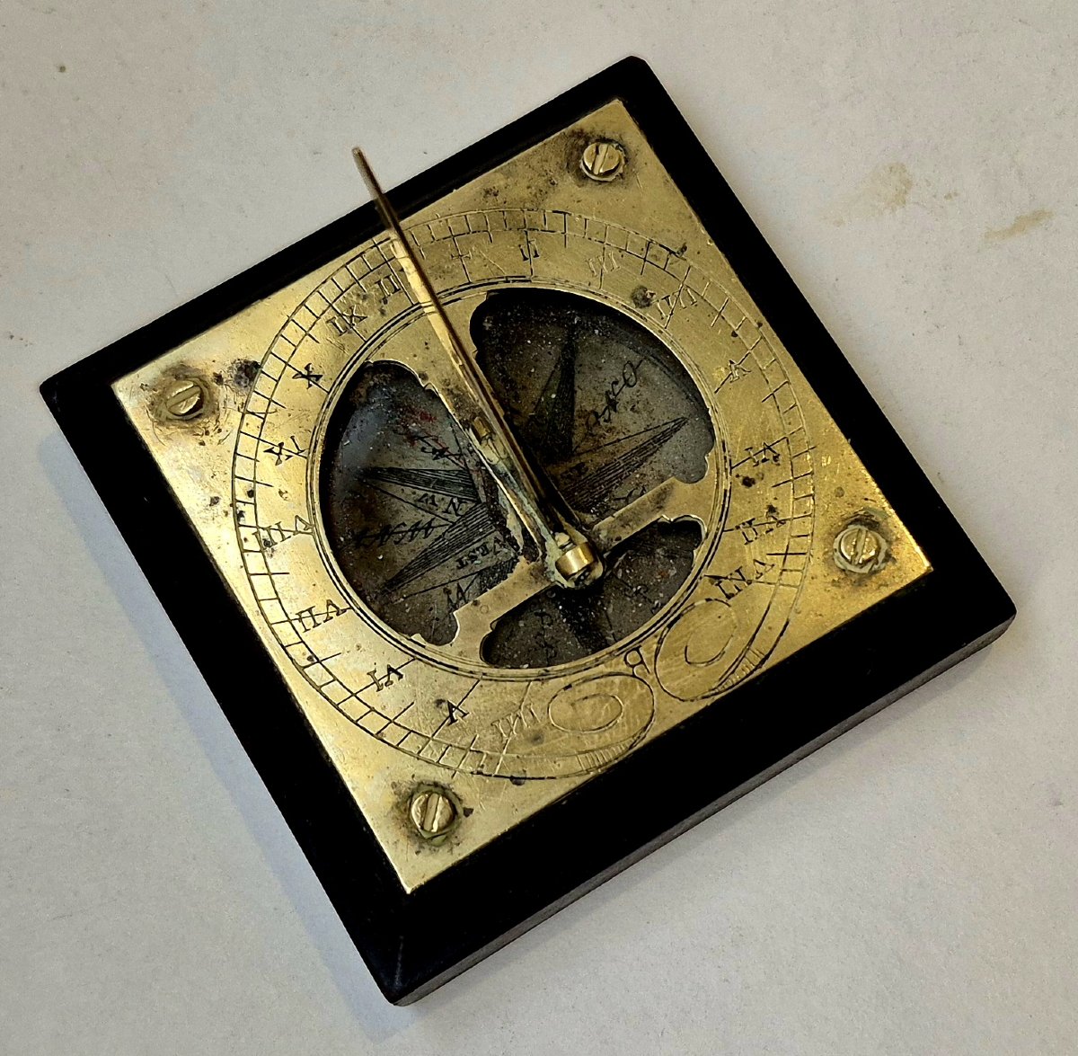 Single-latitude Sundial By Beringer, Circa 1780-photo-4