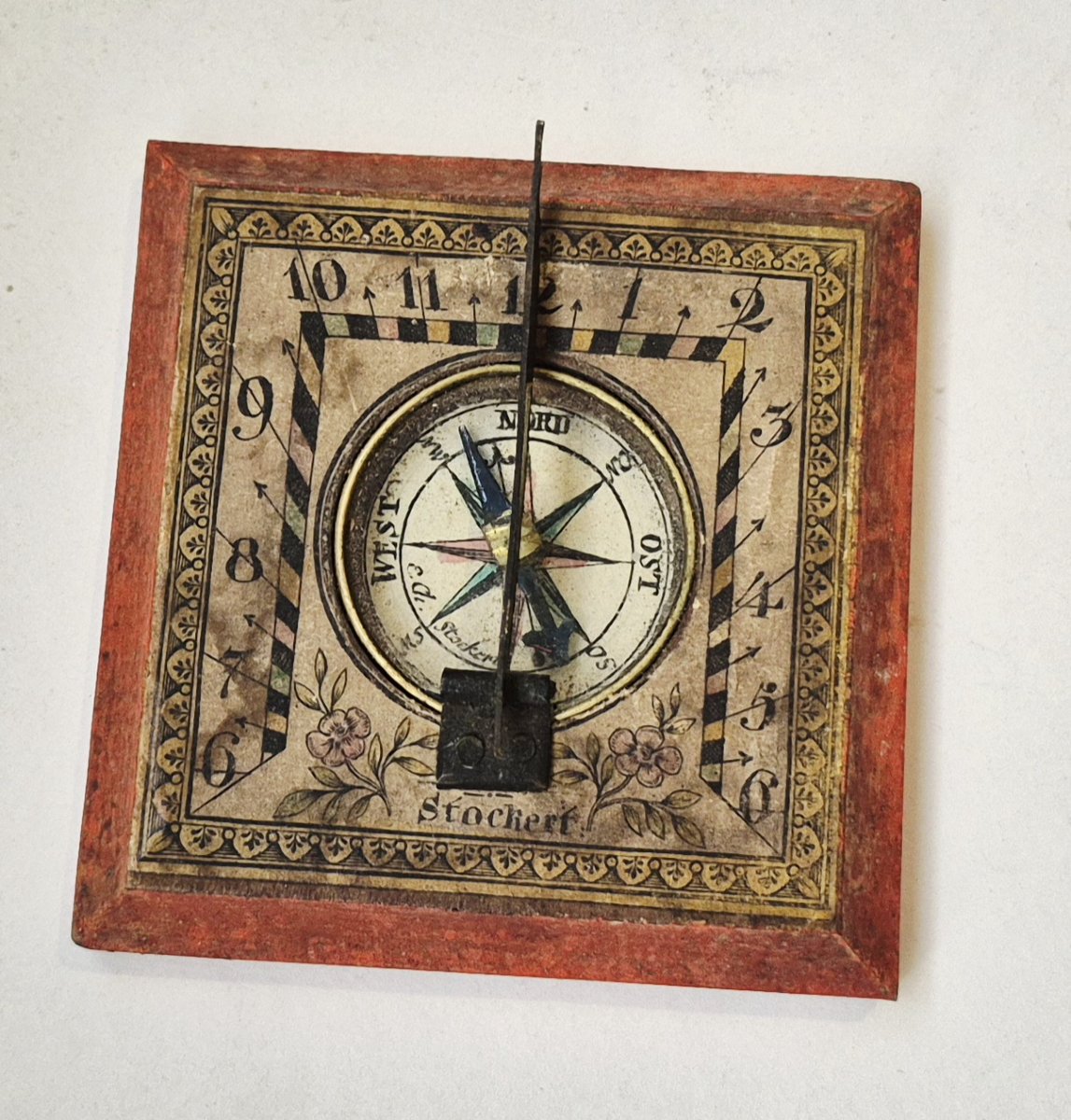 Cadran solaire monolatitude Stockert - c. 1780-photo-2