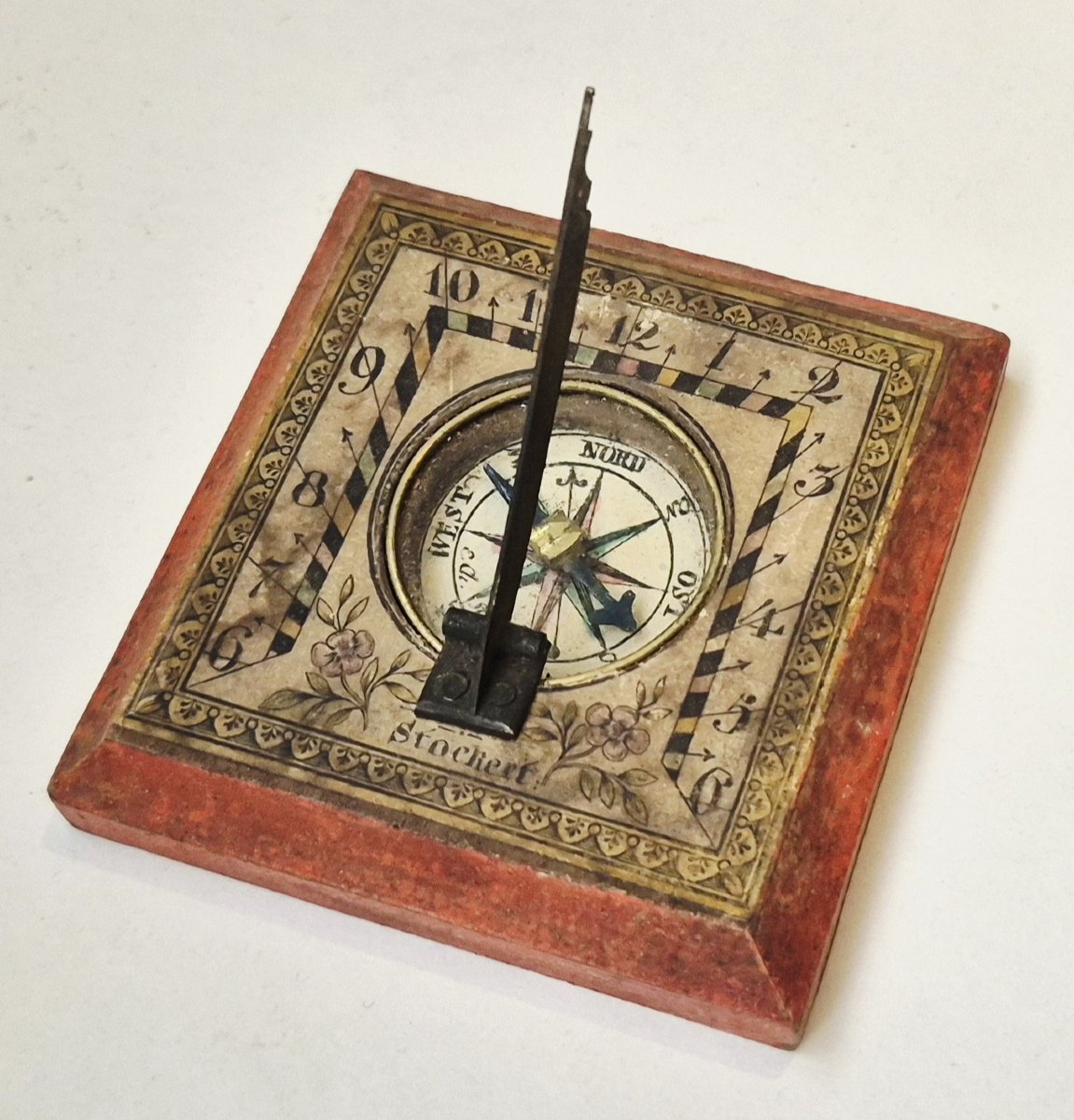 Cadran solaire monolatitude Stockert - c. 1780