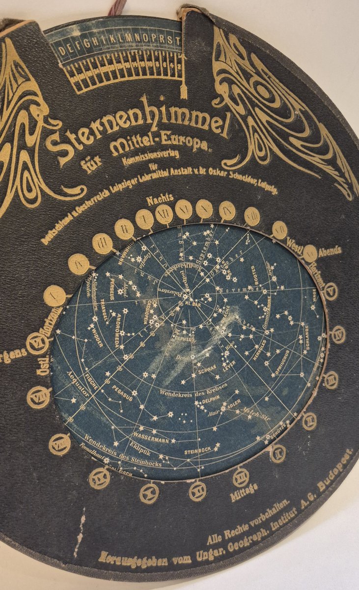 Celestial Planisphere - Oskar Schneider - C. 1900-photo-2