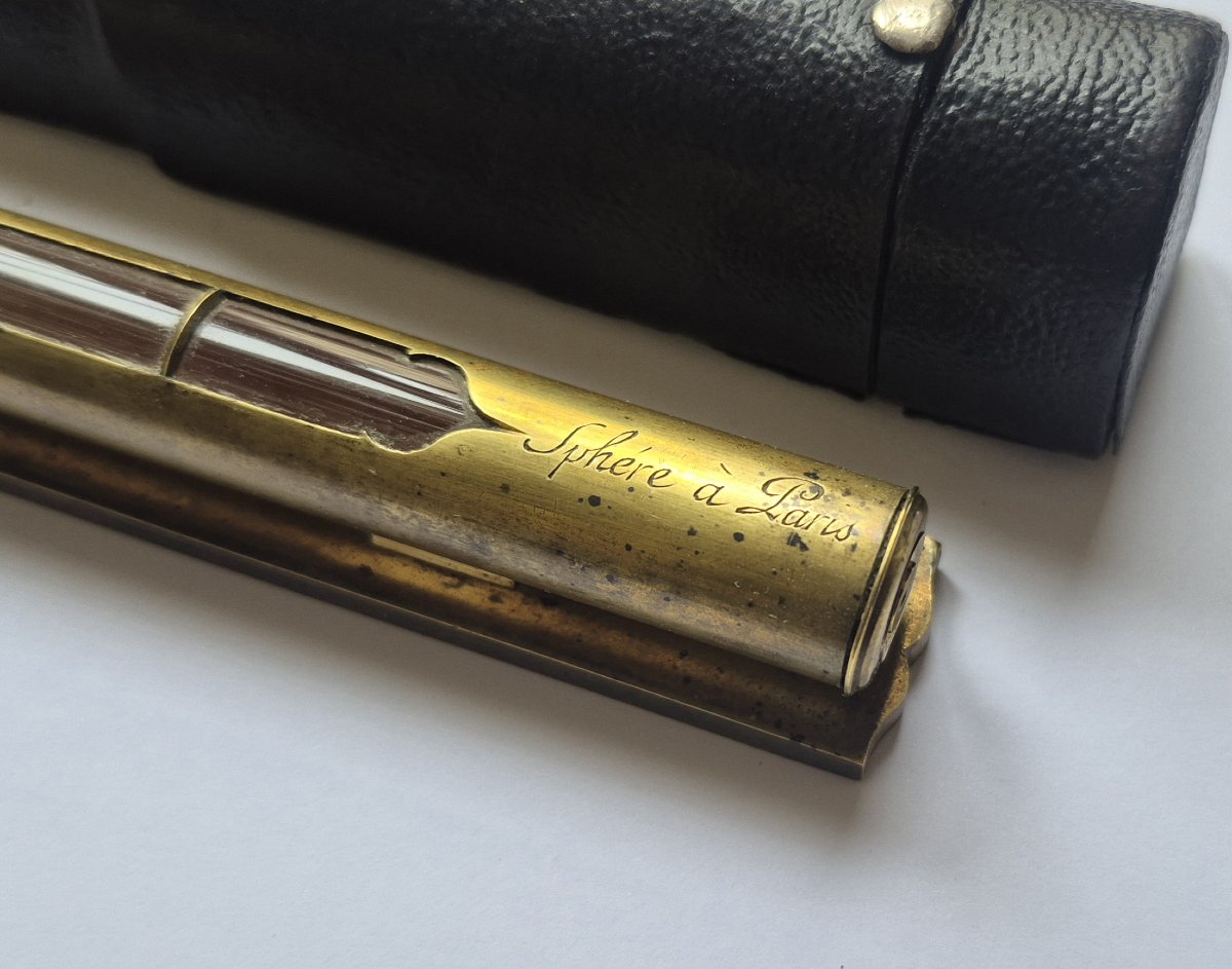 Niveau en étui par Lennel à la sphère, circa 1770-1780-photo-3
