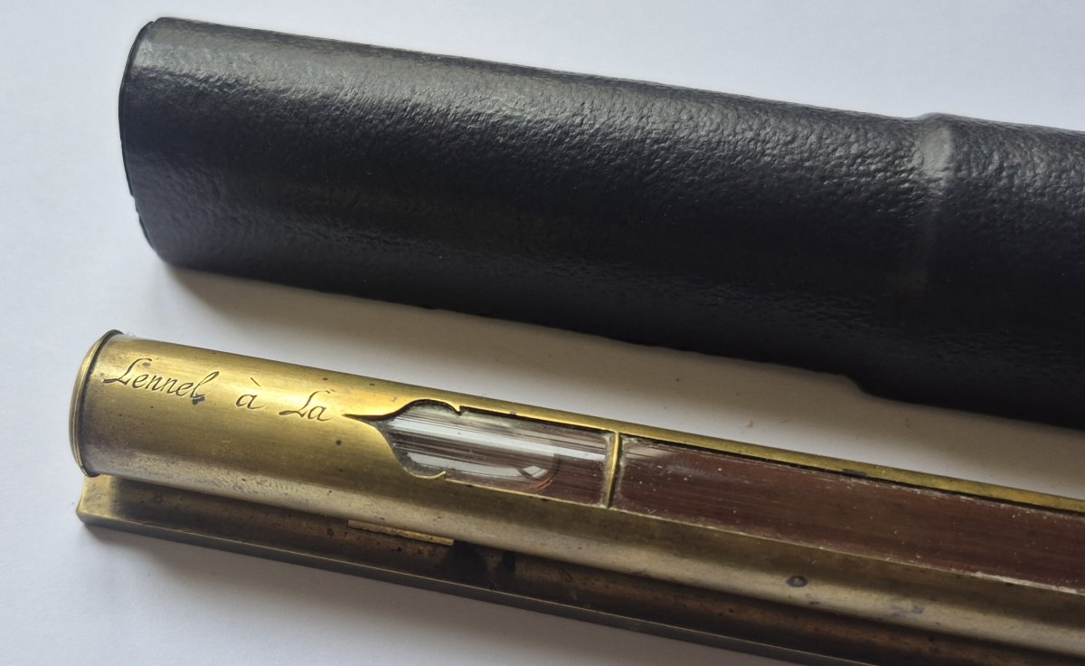 Niveau en étui par Lennel à la sphère, circa 1770-1780-photo-4