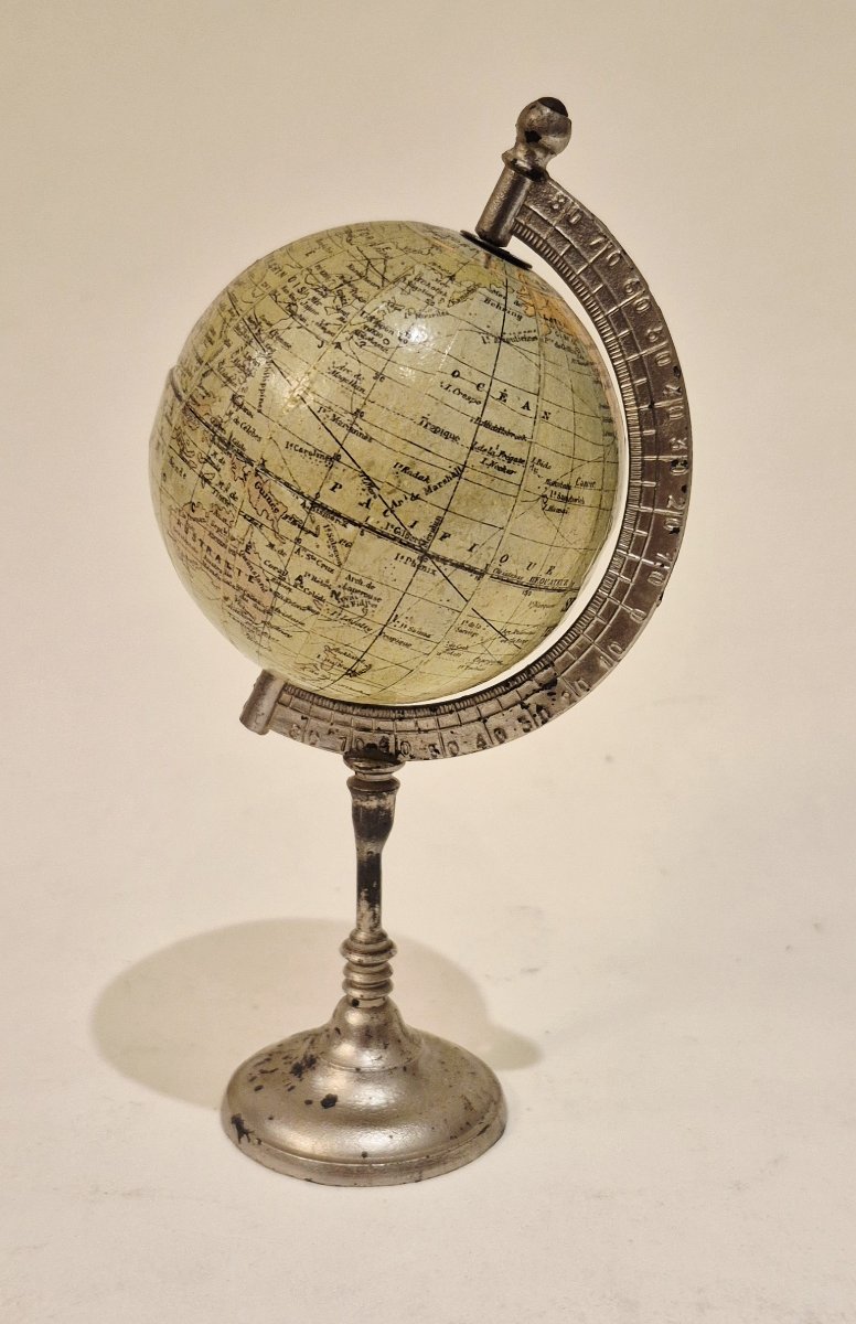 Petit globe terrestre NK, circa 1910-photo-3