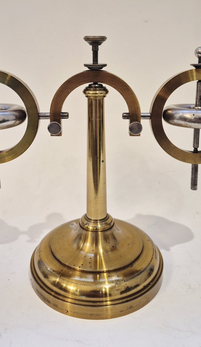 Double gyroscope d'après Joseph Wanka, circa 1896-photo-1