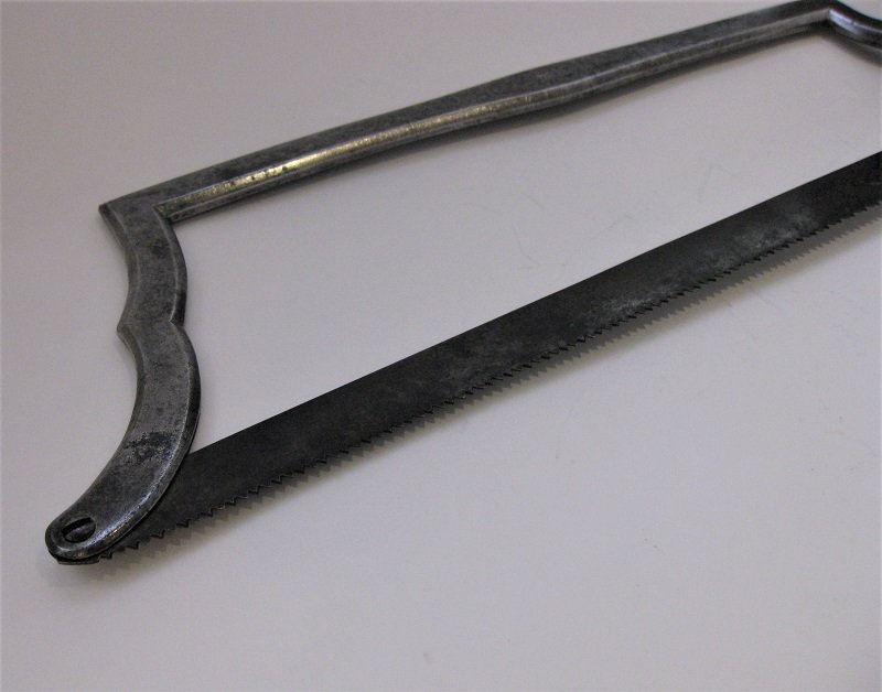 Large Amputation Saw In Steel And Ebony By Lesueur The Elder, Circa 1780-photo-1