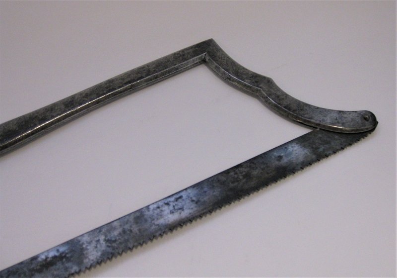 Large Amputation Saw In Steel And Ebony By Lesueur The Elder, Circa 1780-photo-4