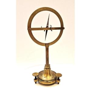Inclination Compass By Deleuil - 1850s'