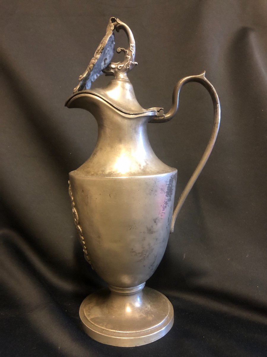 Alsace Pewter Communion Ewer-photo-2