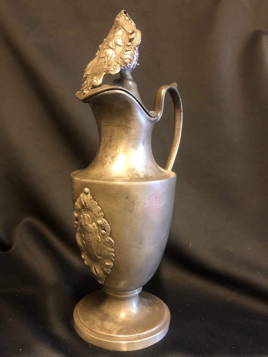 Alsace Pewter Communion Ewer