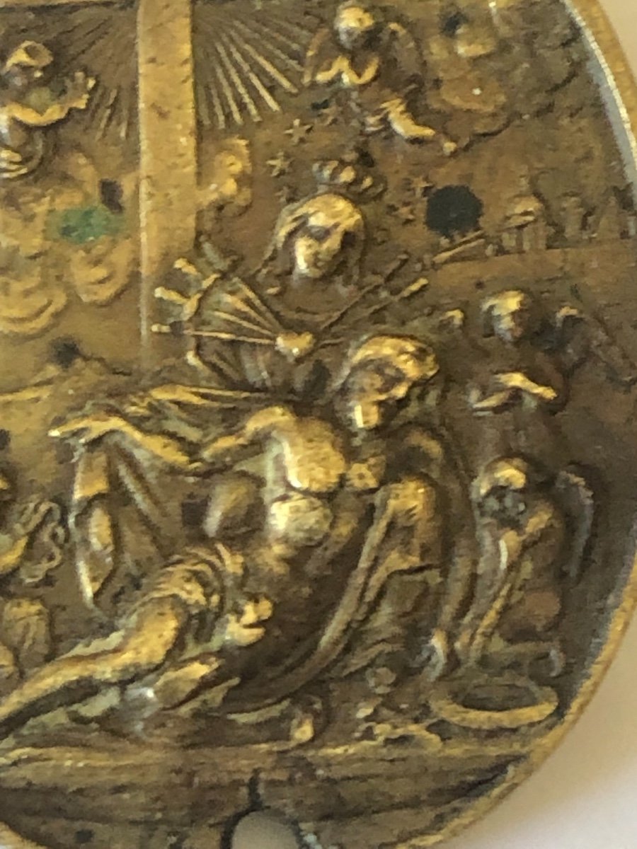 Médaille Religieuse Bronze Vierge Marie-photo-1