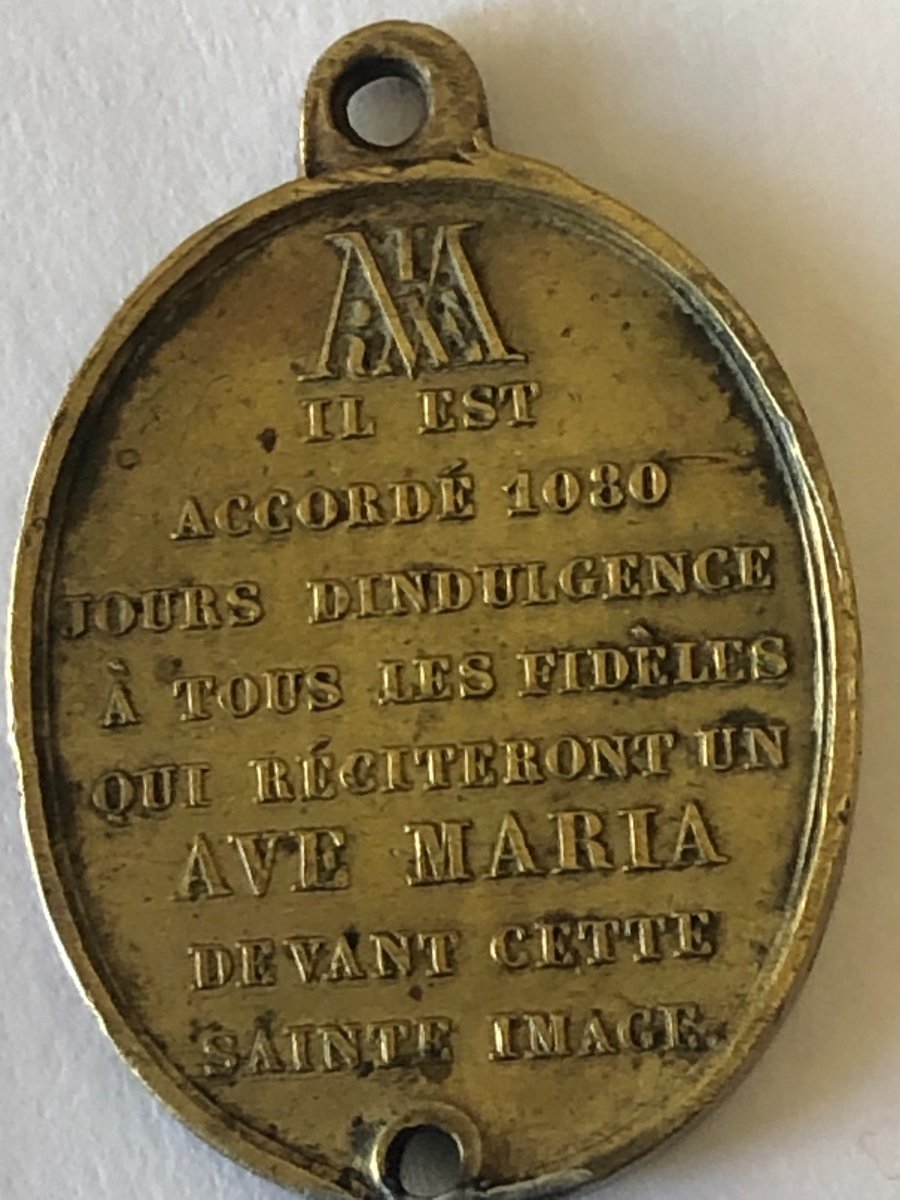 Médaille Religieuse Bronze Vierge Marie-photo-4