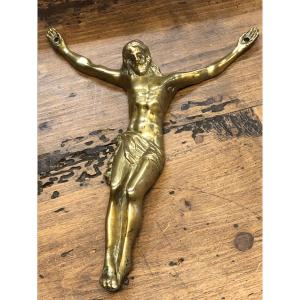 Large Brass Christ 17th