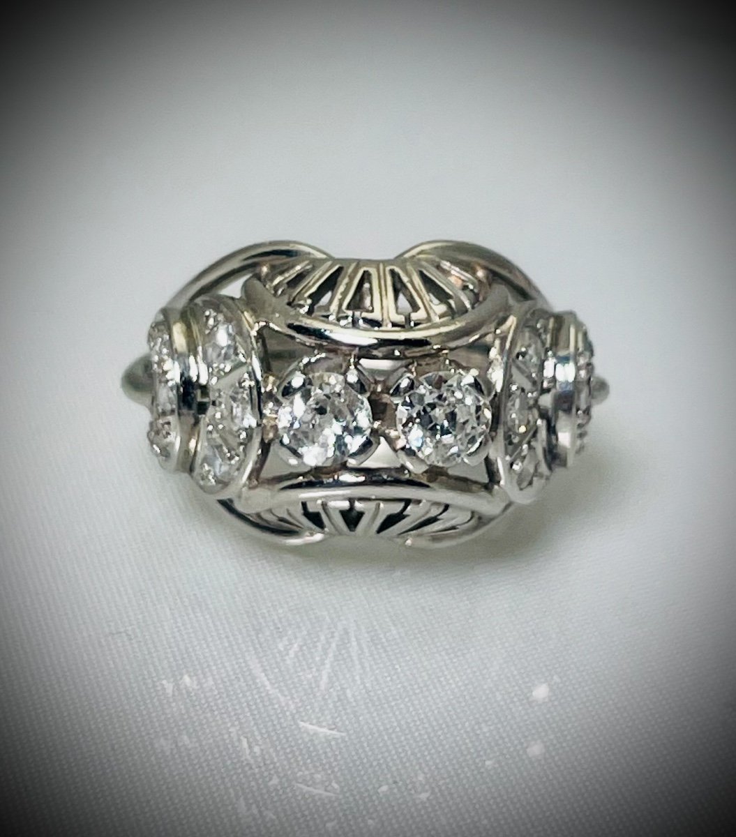 Art-deco Diamond Ring.