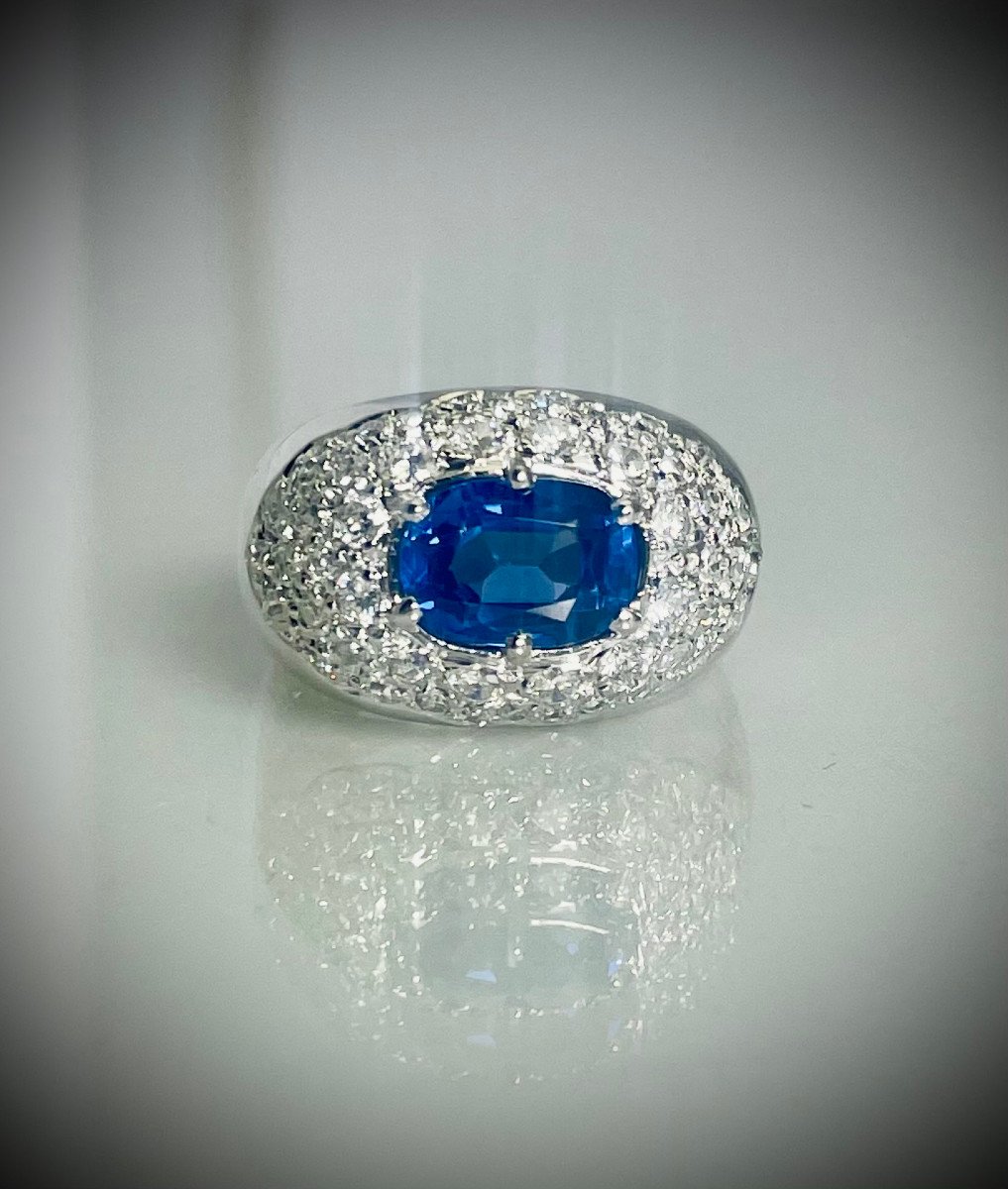 Diamond Sapphire Ring