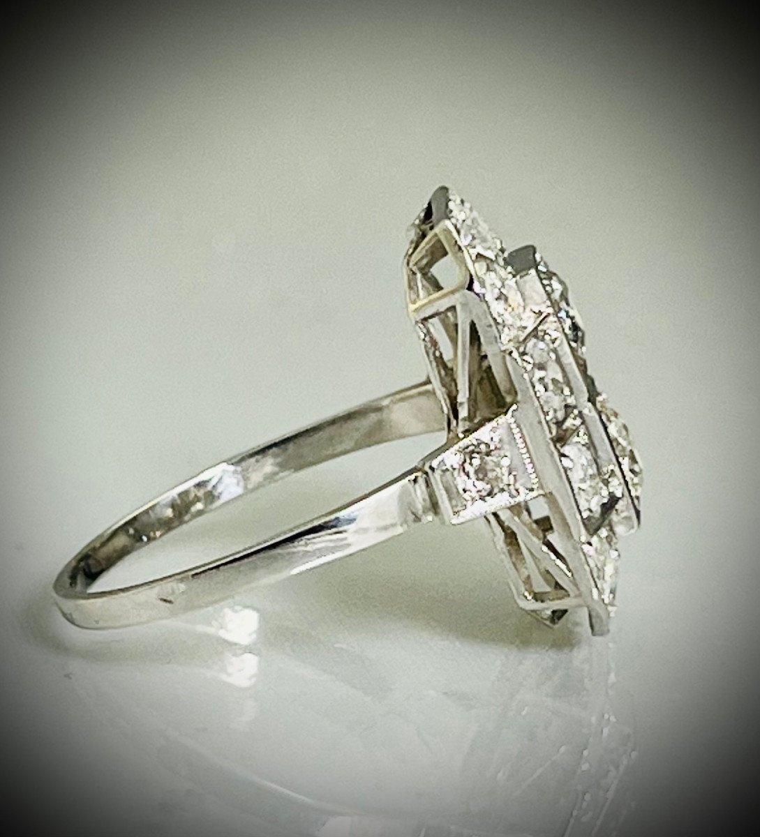 Art-deco Diamond Ring-photo-3