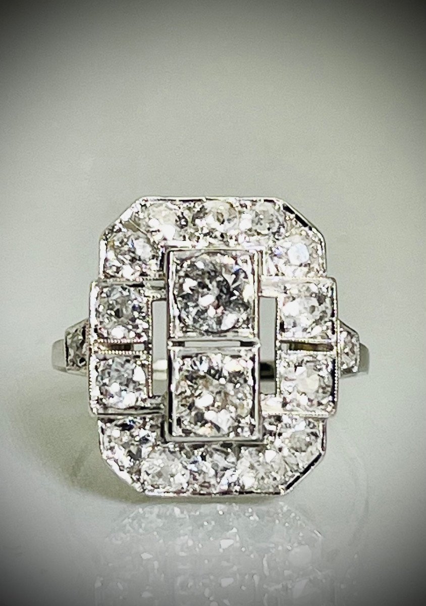 Art-deco Diamond Ring