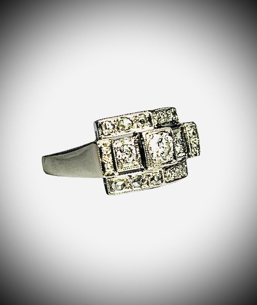Art-deco Diamond Ring-photo-2