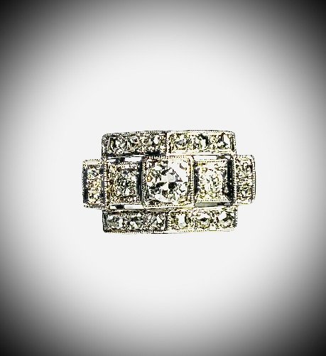 Art-deco Diamond Ring