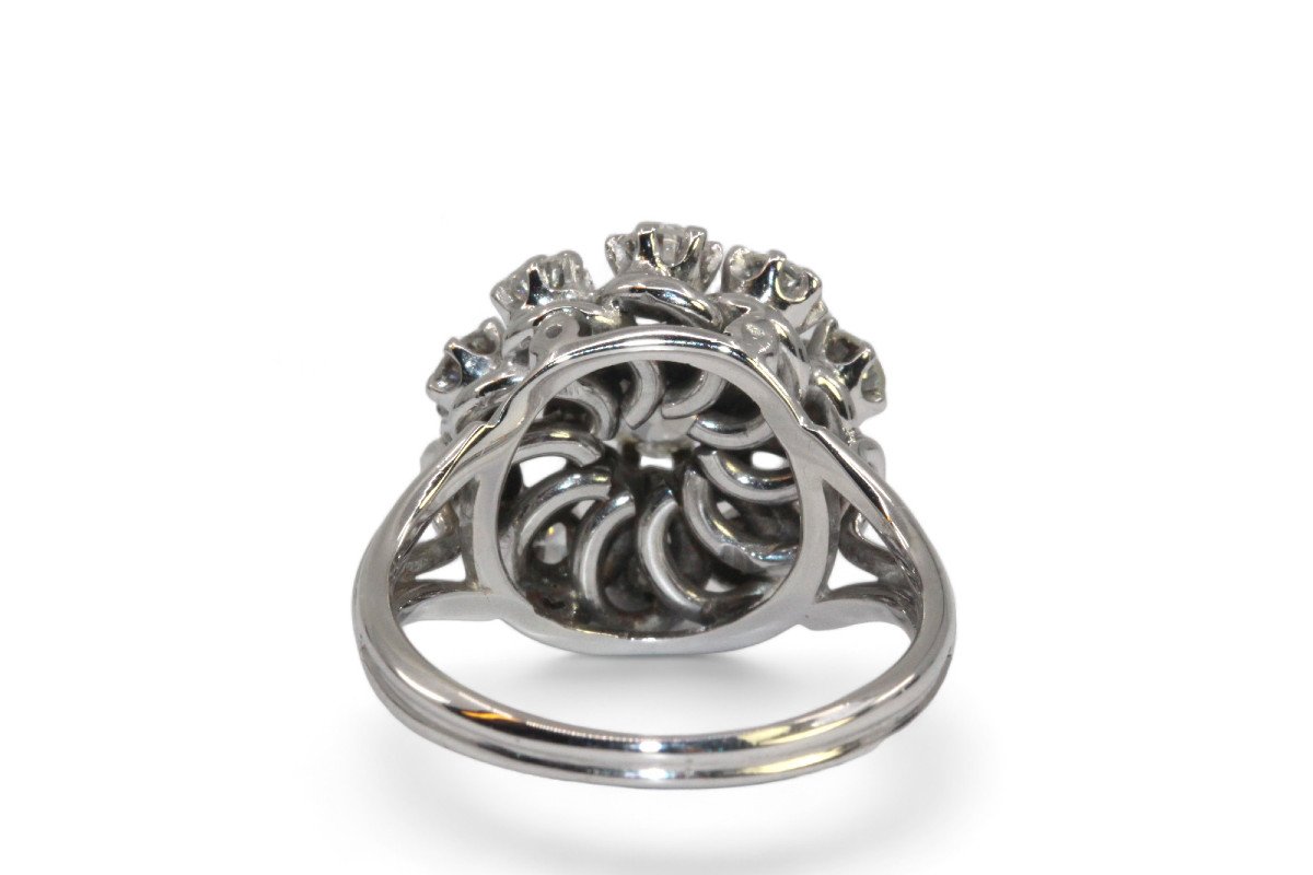 Marguerite Diamond Ring.-photo-4