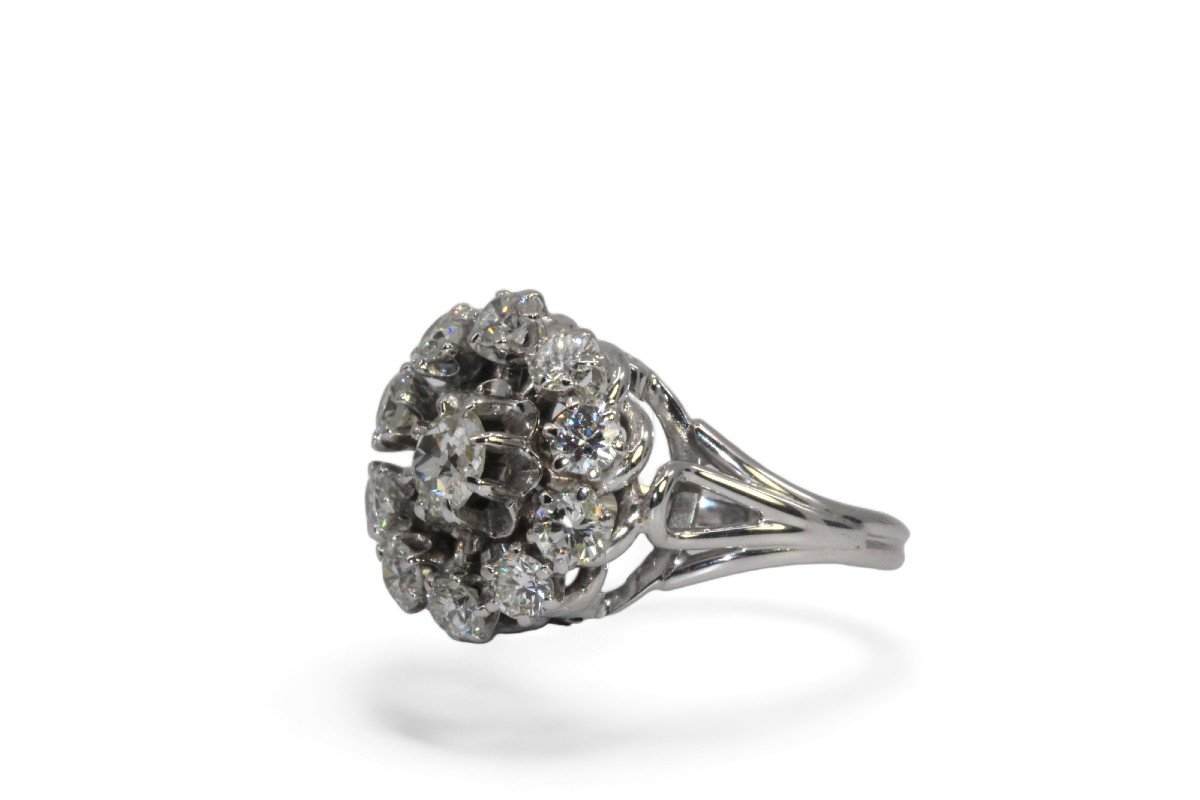 Marguerite Diamond Ring.-photo-2