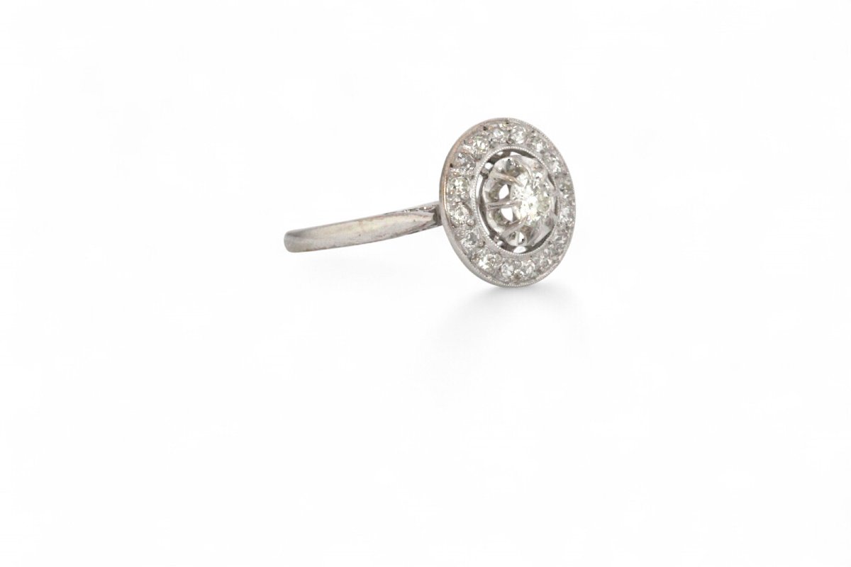 Art Deco Diamond Ring -photo-3