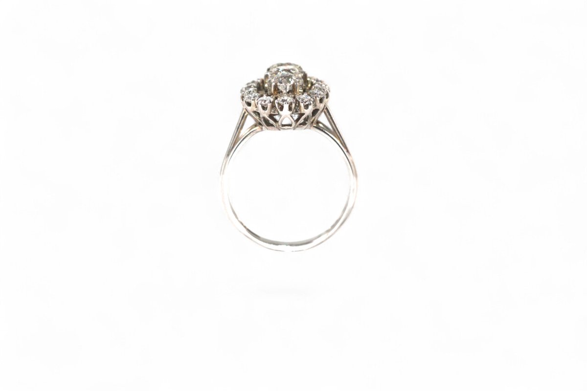 Marquise Diamond Ring 1950.-photo-3