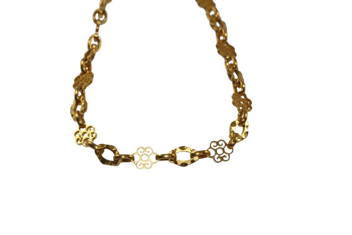 Gold Necklace 140 Cm-photo-4