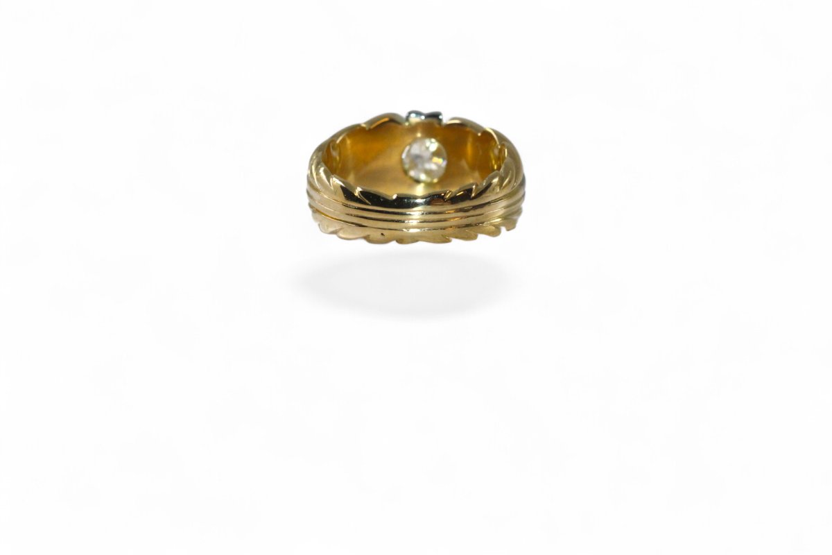 Art Nouveau Diamond Ring-photo-2